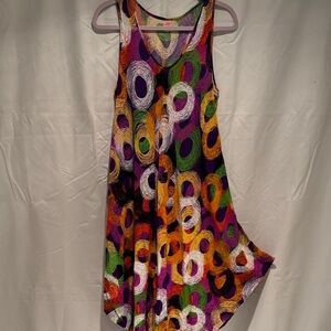 Colorful Abstract Women's Dress